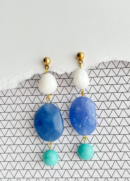 Blue and Turquoise Earrings