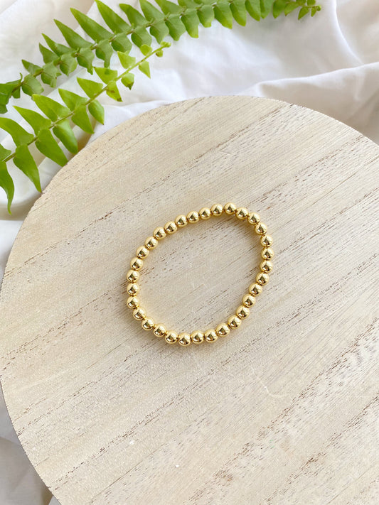 Gold Plated Beaded Bracelet