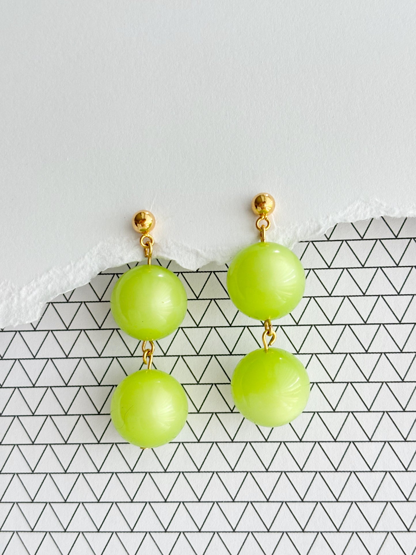 Lime Earrings