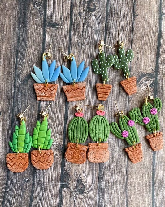 Succulent Earrings