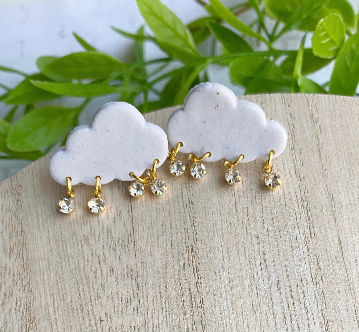 Cloud Stud Earrings