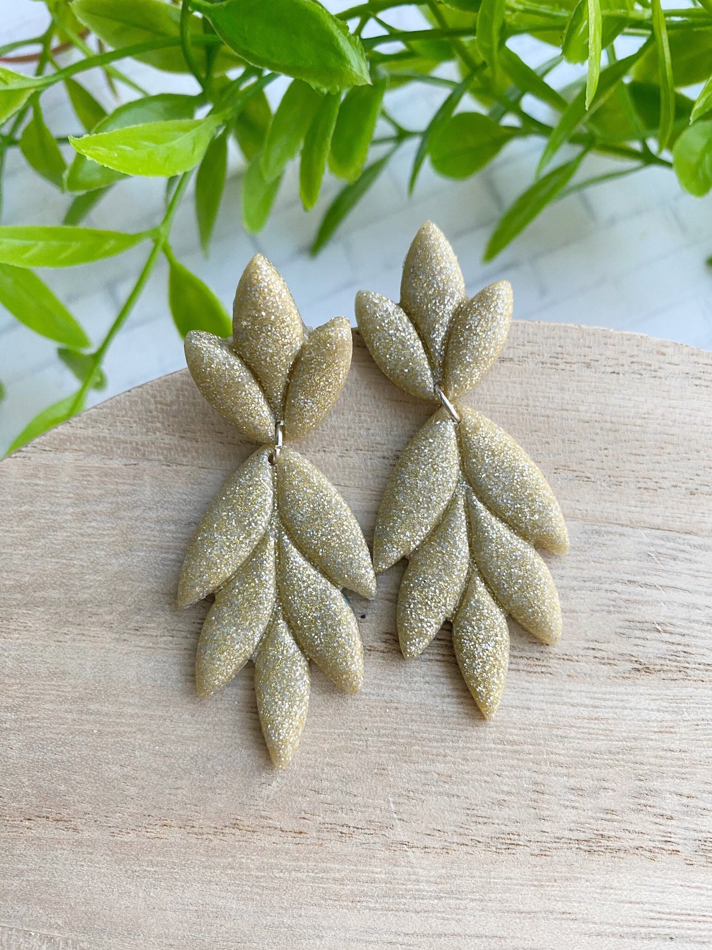 Gold Leaf Earrings