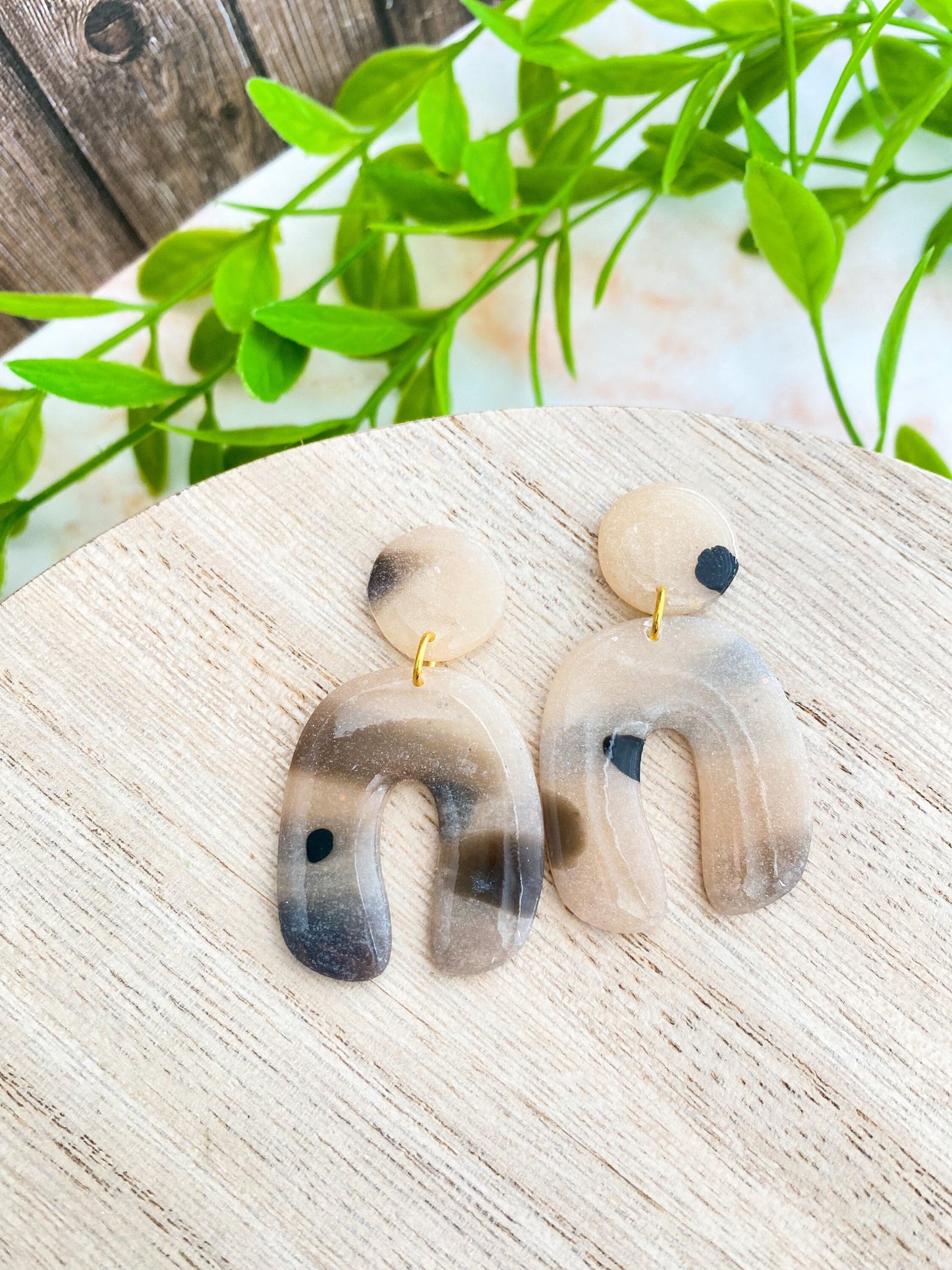 Tortoise Arch Earrings