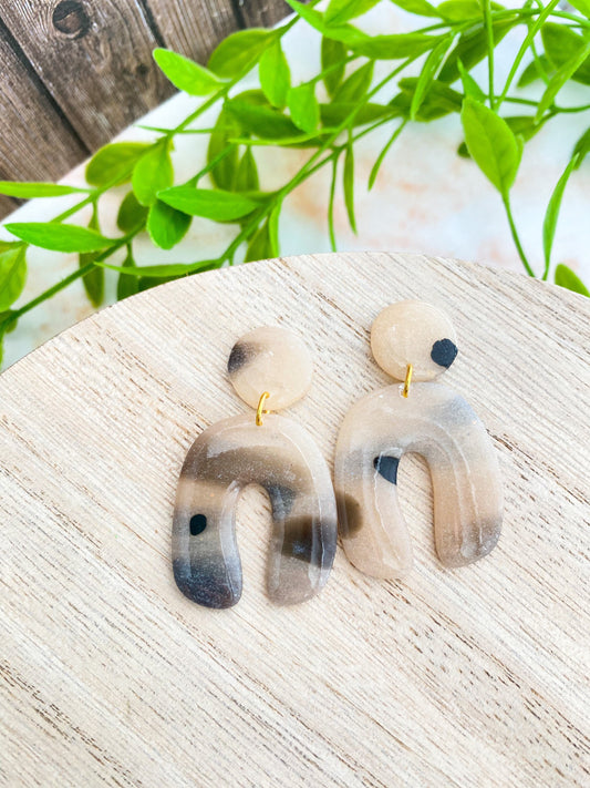 Tortoise Arch Earrings