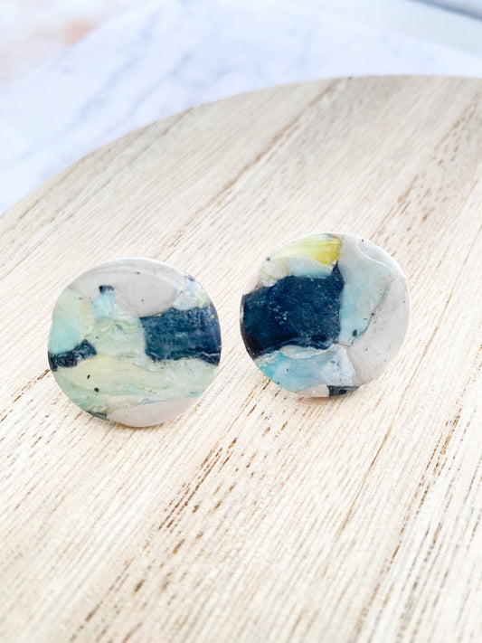 Faux Stone Studs