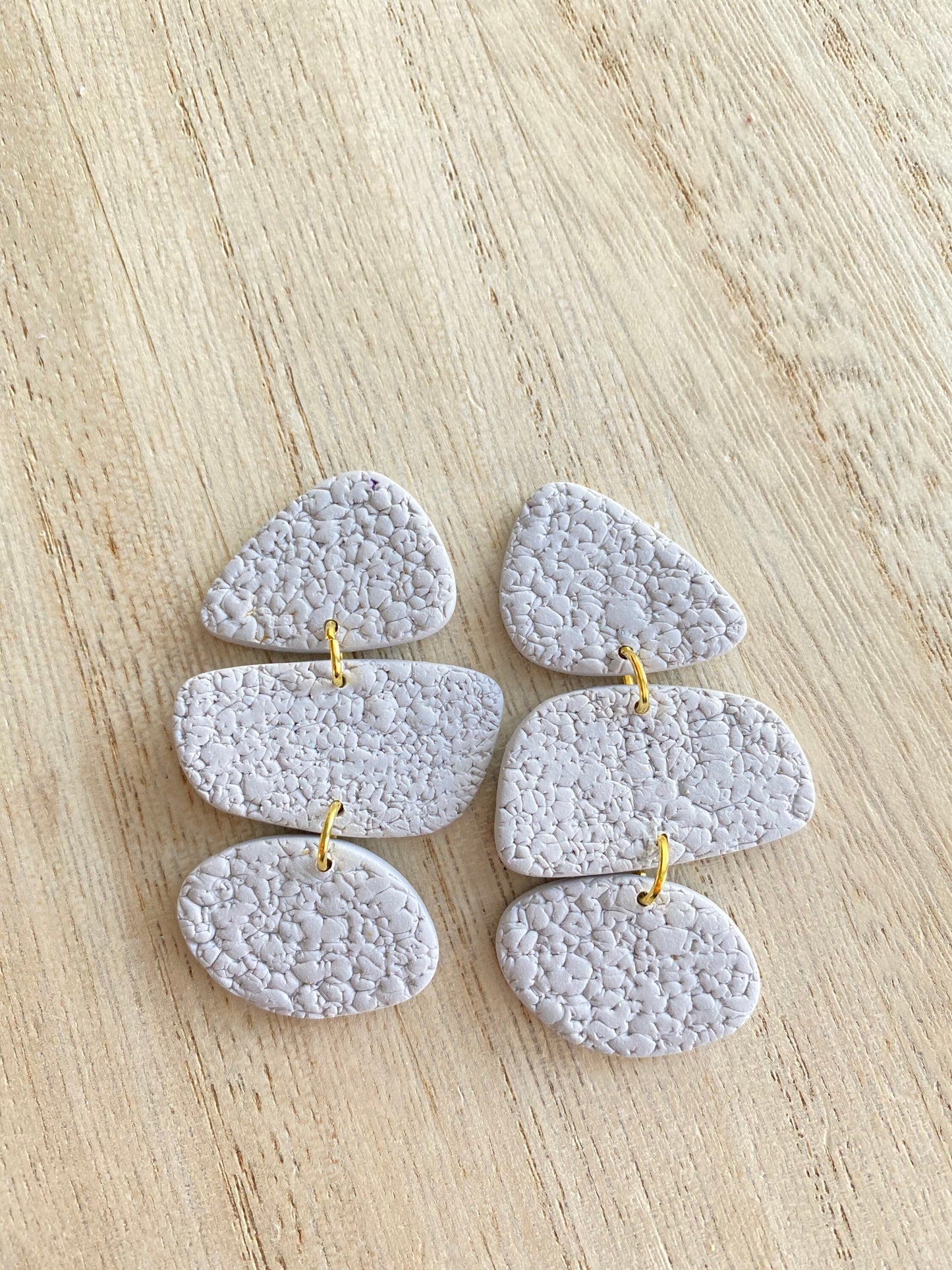 Pebble Stack Earrings