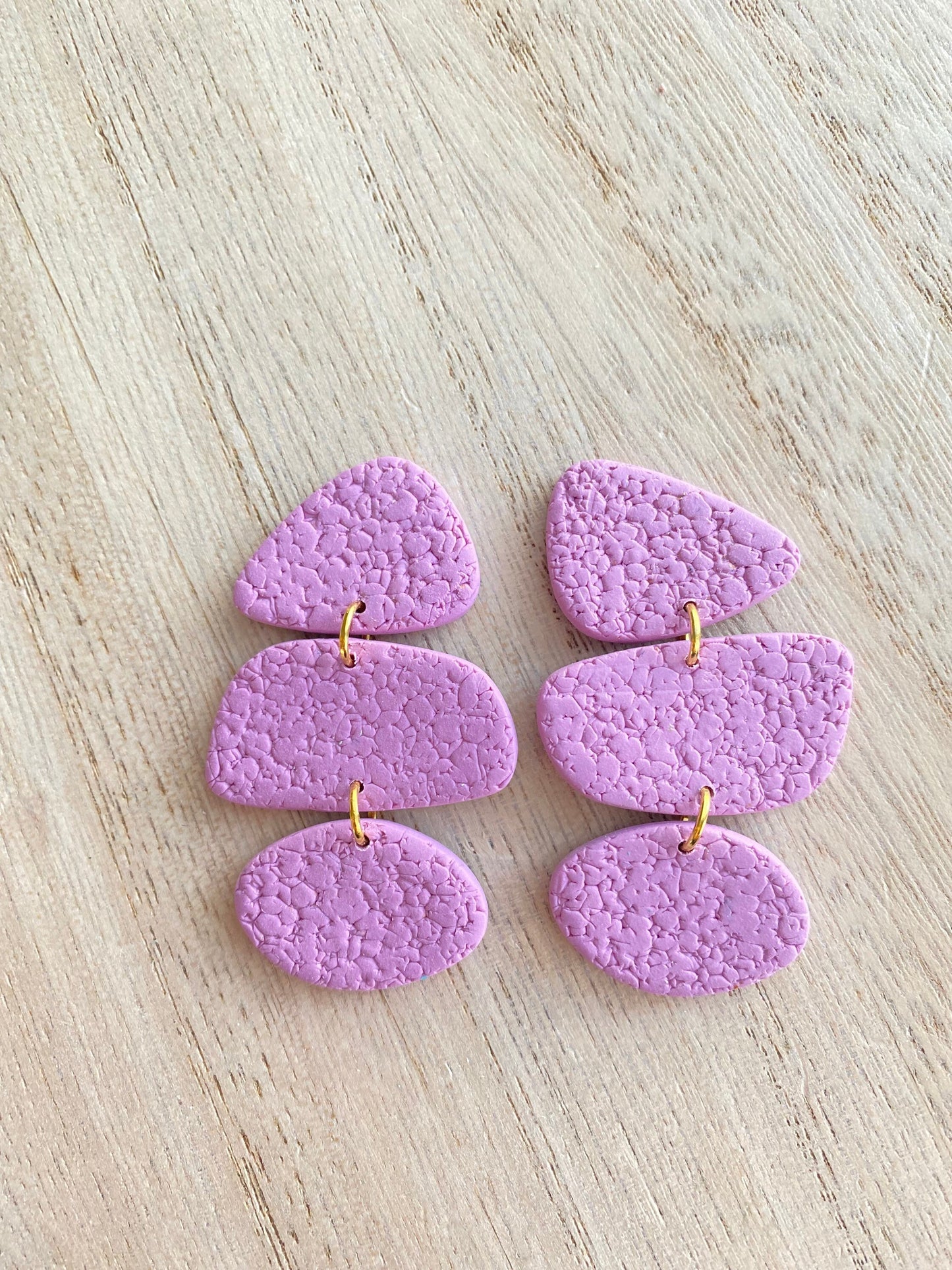 Pebble Stack Earrings