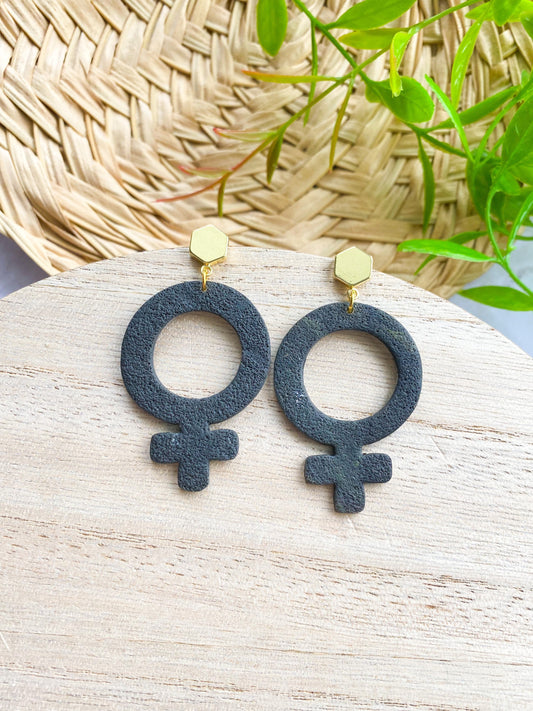 Black Feminist Earrings