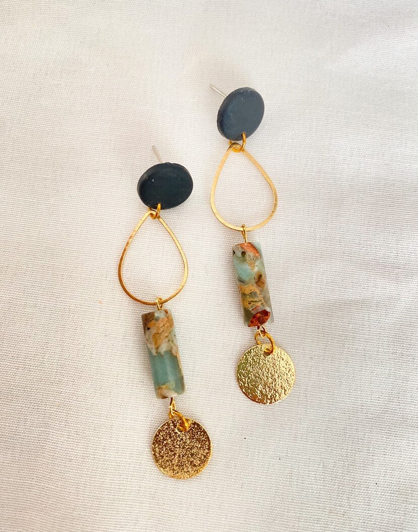 Jasper Stone Earrings