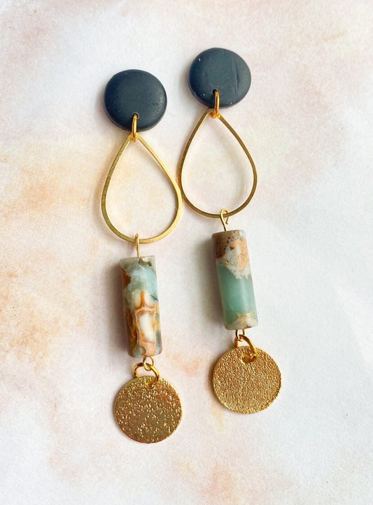 Jasper Stone Earrings