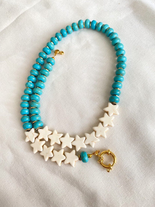 Turquoise Beaded Necklace