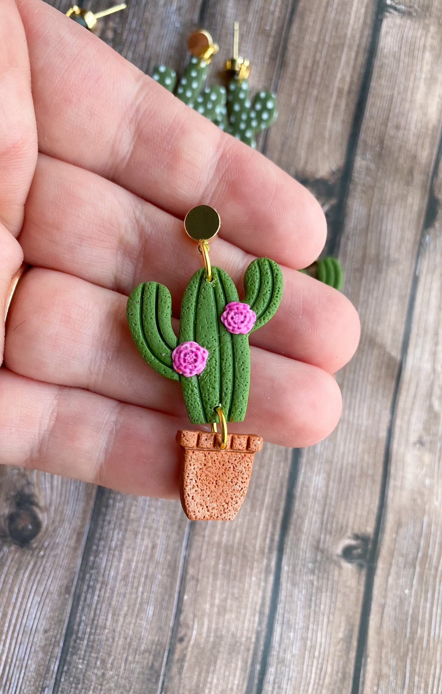 Succulent Earrings