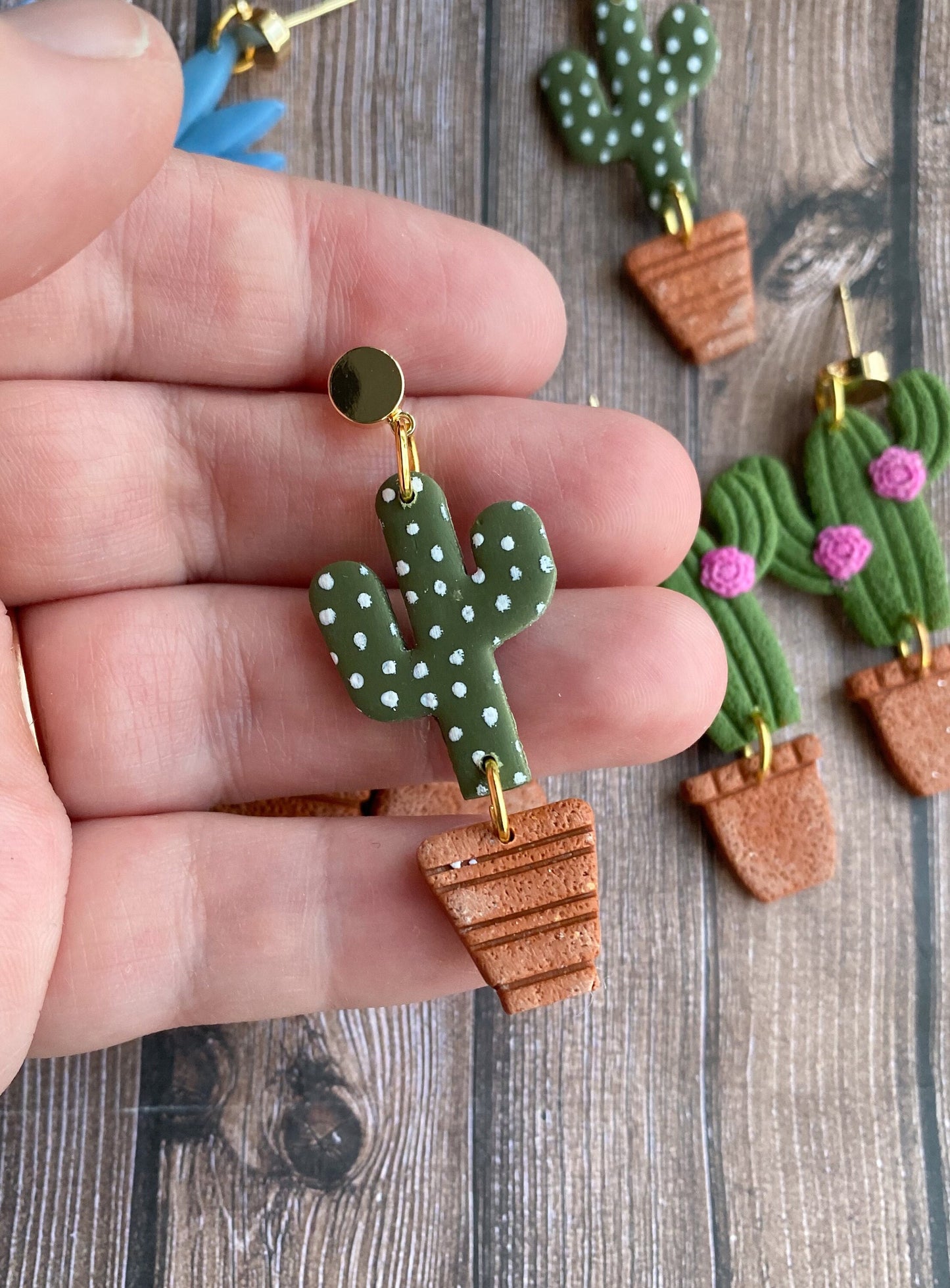 Succulent Earrings