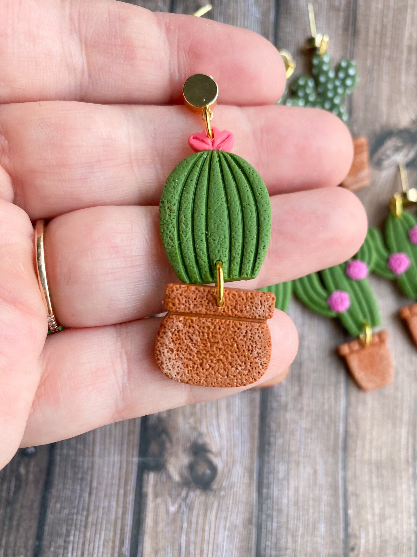 Succulent Earrings