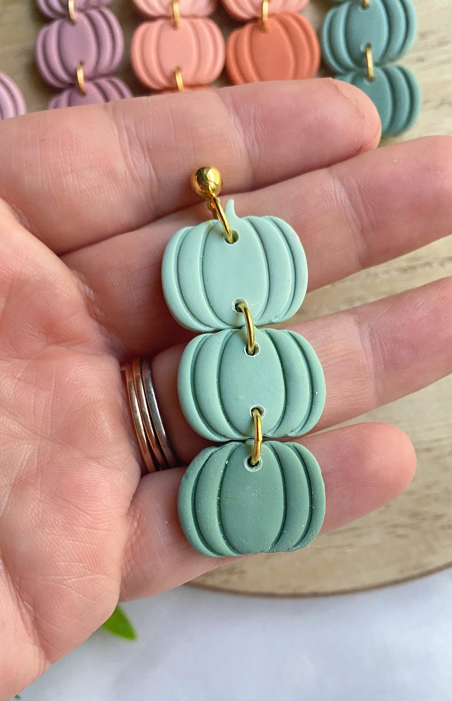 Ombré Pumpkin Earrings