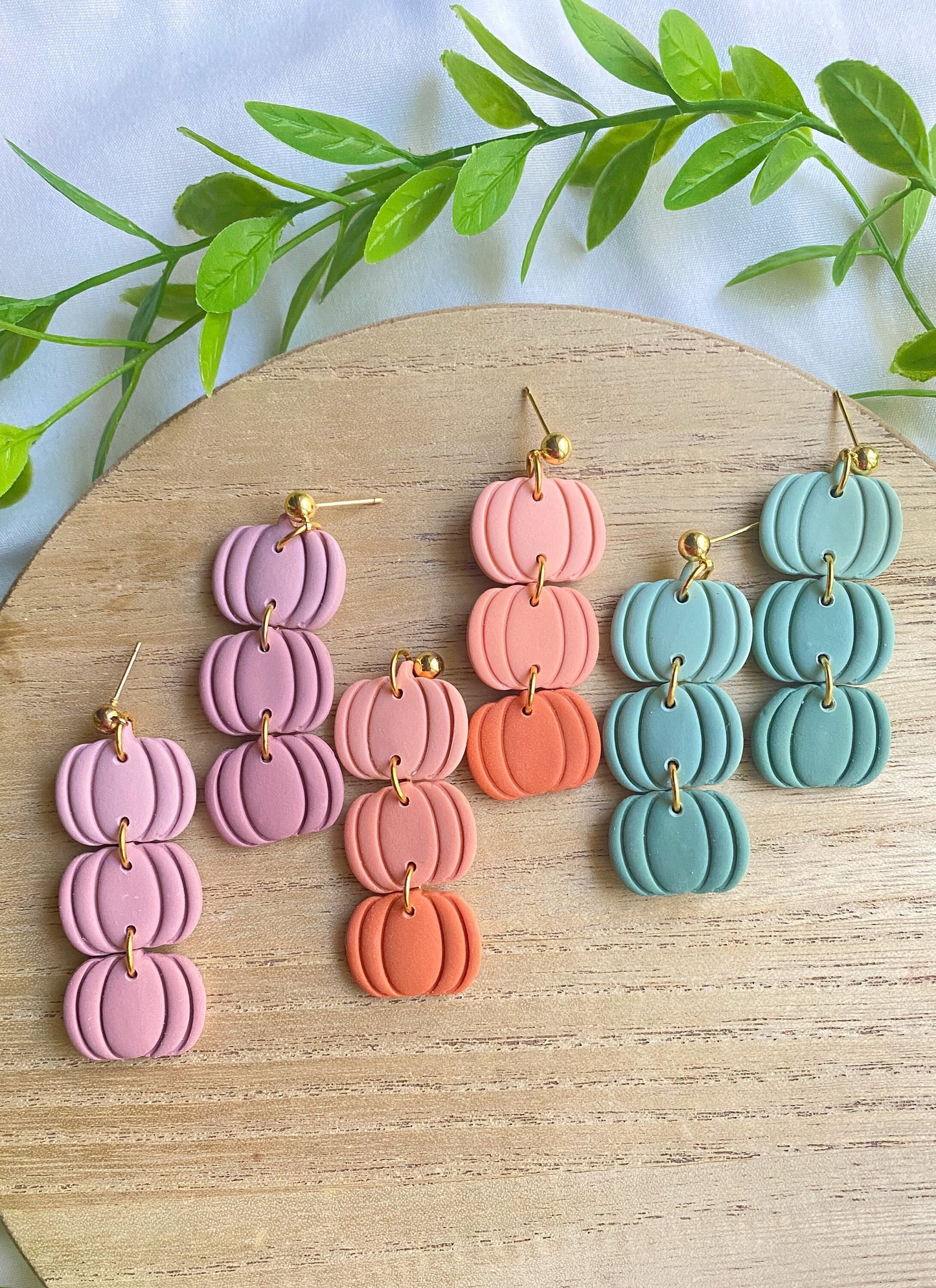 Ombré Pumpkin Earrings