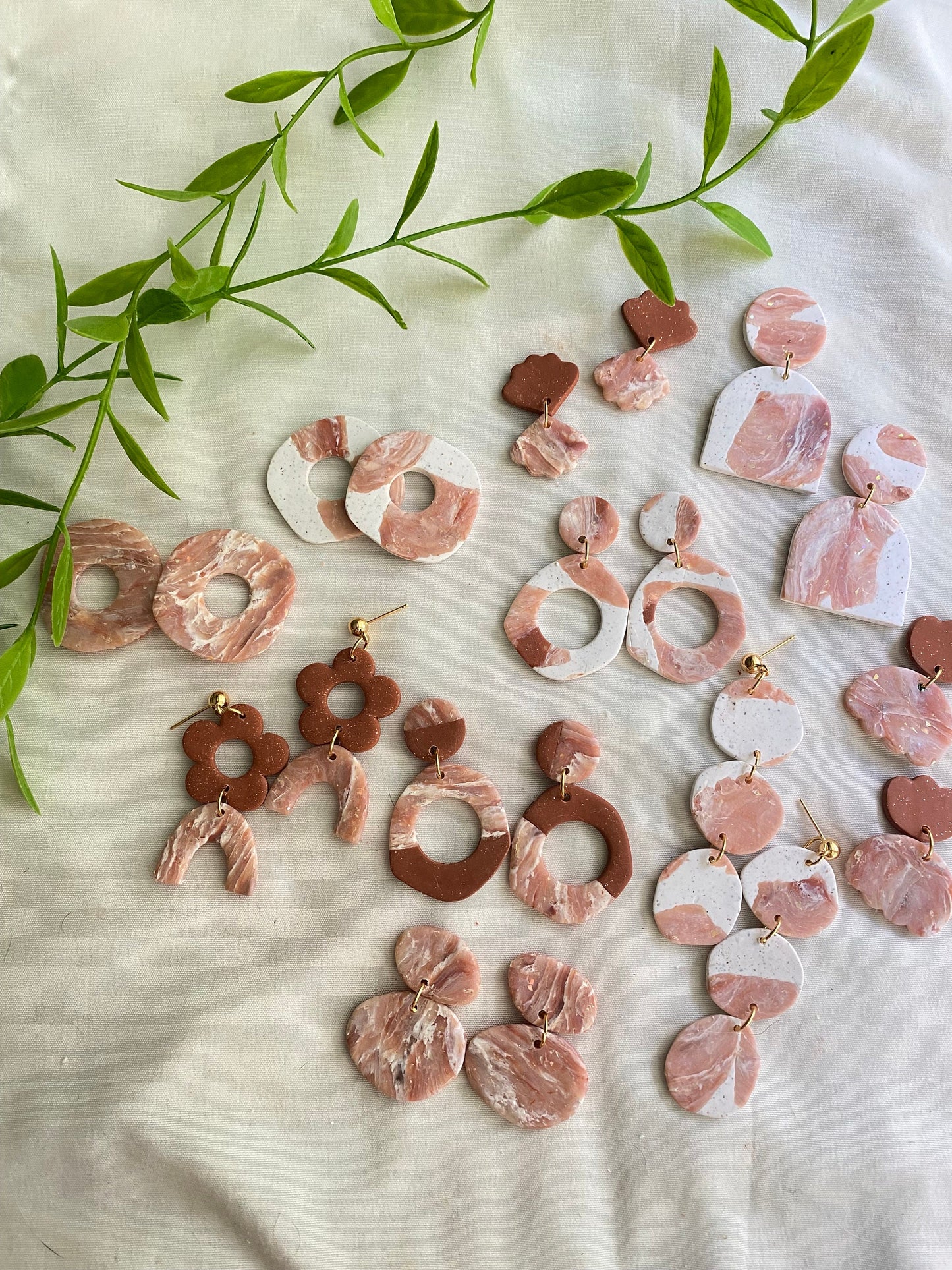 Terra Cotta Arch Earrings