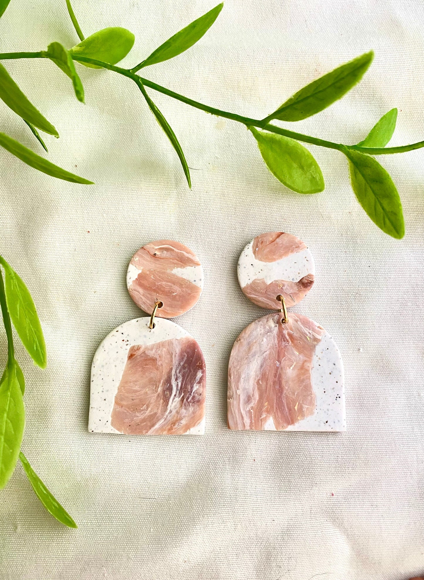 Terra Cotta Arch Earrings