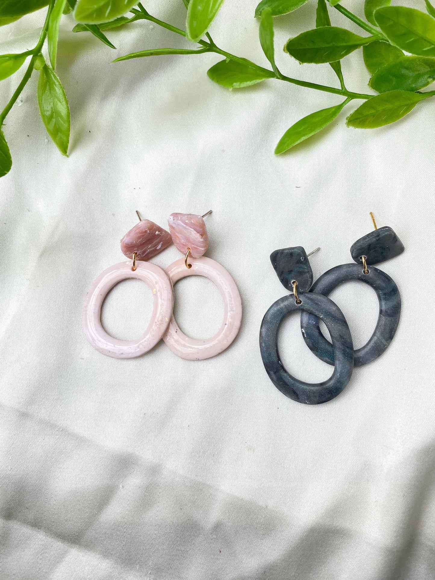 Organic Circle Earrings