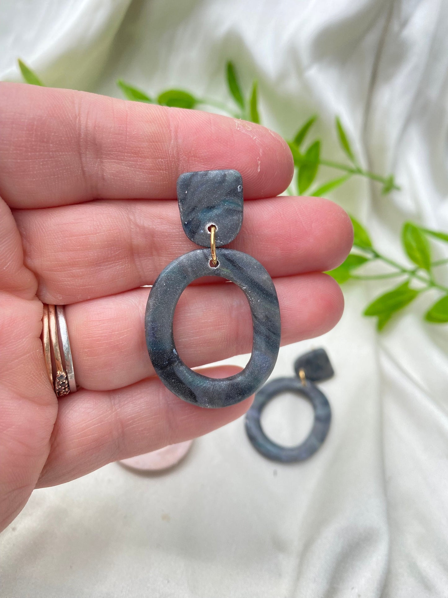 Organic Circle Earrings