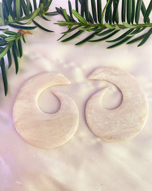 Large Swirl Earrings